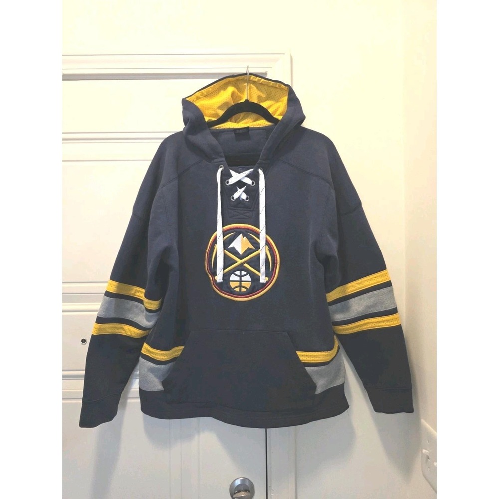 Denver Nuggets Fanatics Colosseum Pullover Hoodie Size M